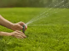Jak działa zraszacz statyczny? Budowa, dysze, regulacja