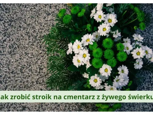 Sekret trwałego stroika na cmentarz DIY: Sztuczne kwiaty krok po kroku